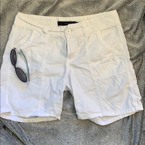 White Calvin Klein shorts